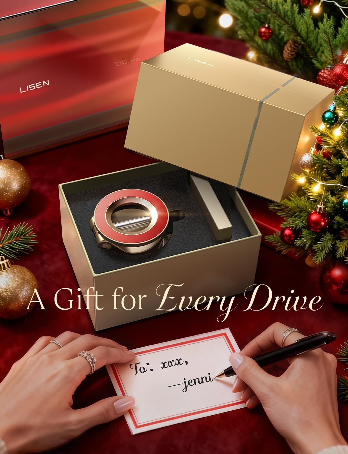 LISEN for Magsafe Car Mount, Magnetic Phone Holder for Car
