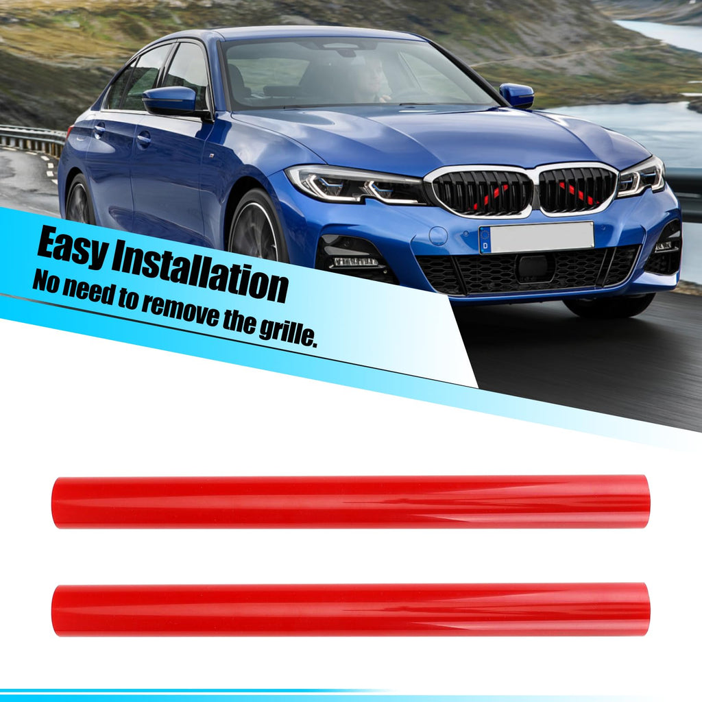 Jaronx for BMW V Brace Cover, Front Grill Inserts V Bar Brace Trim Covers | Compatible with BMW for 1'F20 F21/2'F22 F23/3'F30 F31 F34/4'F32 F33 F36/5' G30 G31/6'G32/7'G11 G12/8'G14 (White)