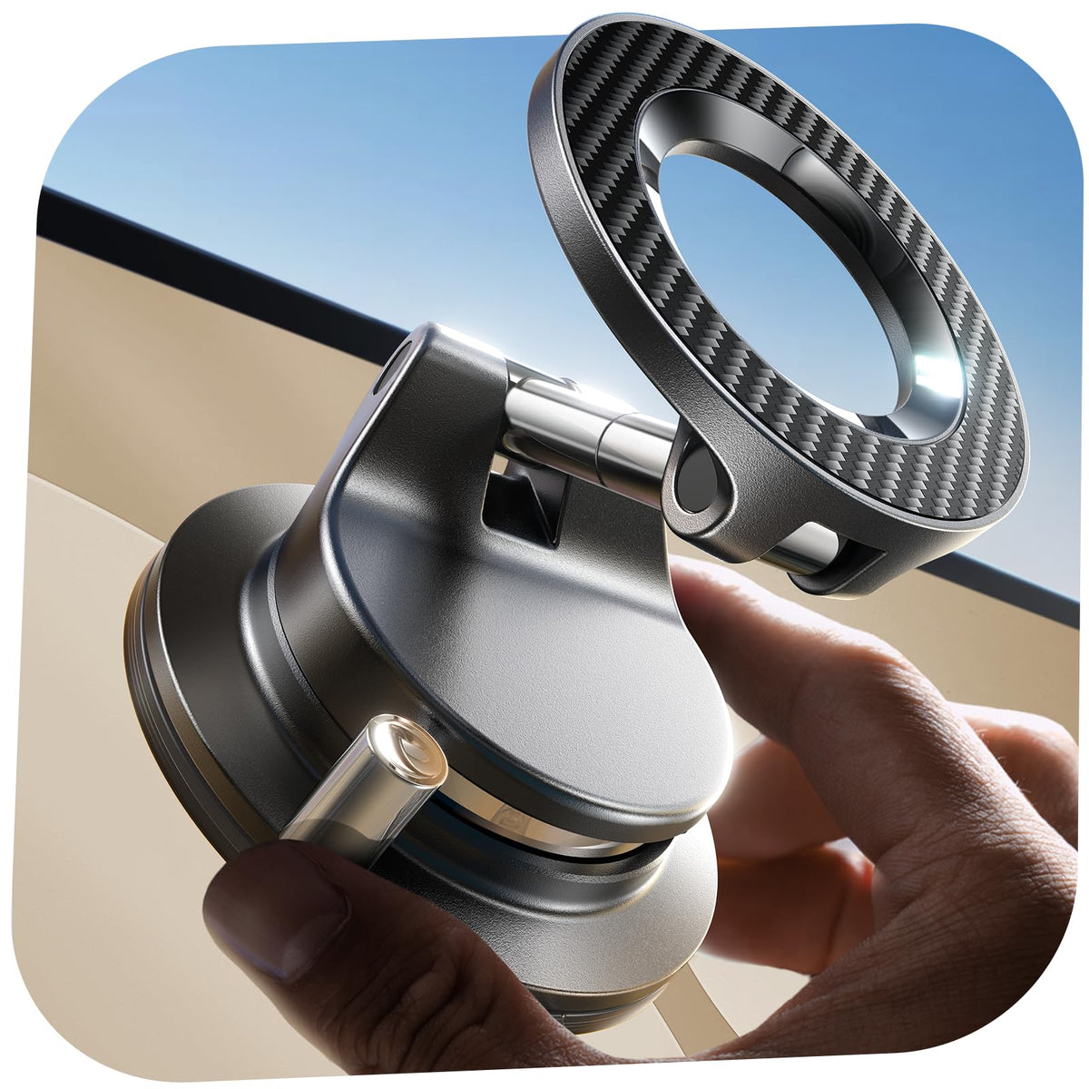 LISEN for Magsafe Car Mount, Magnetic Phone Holder for Car