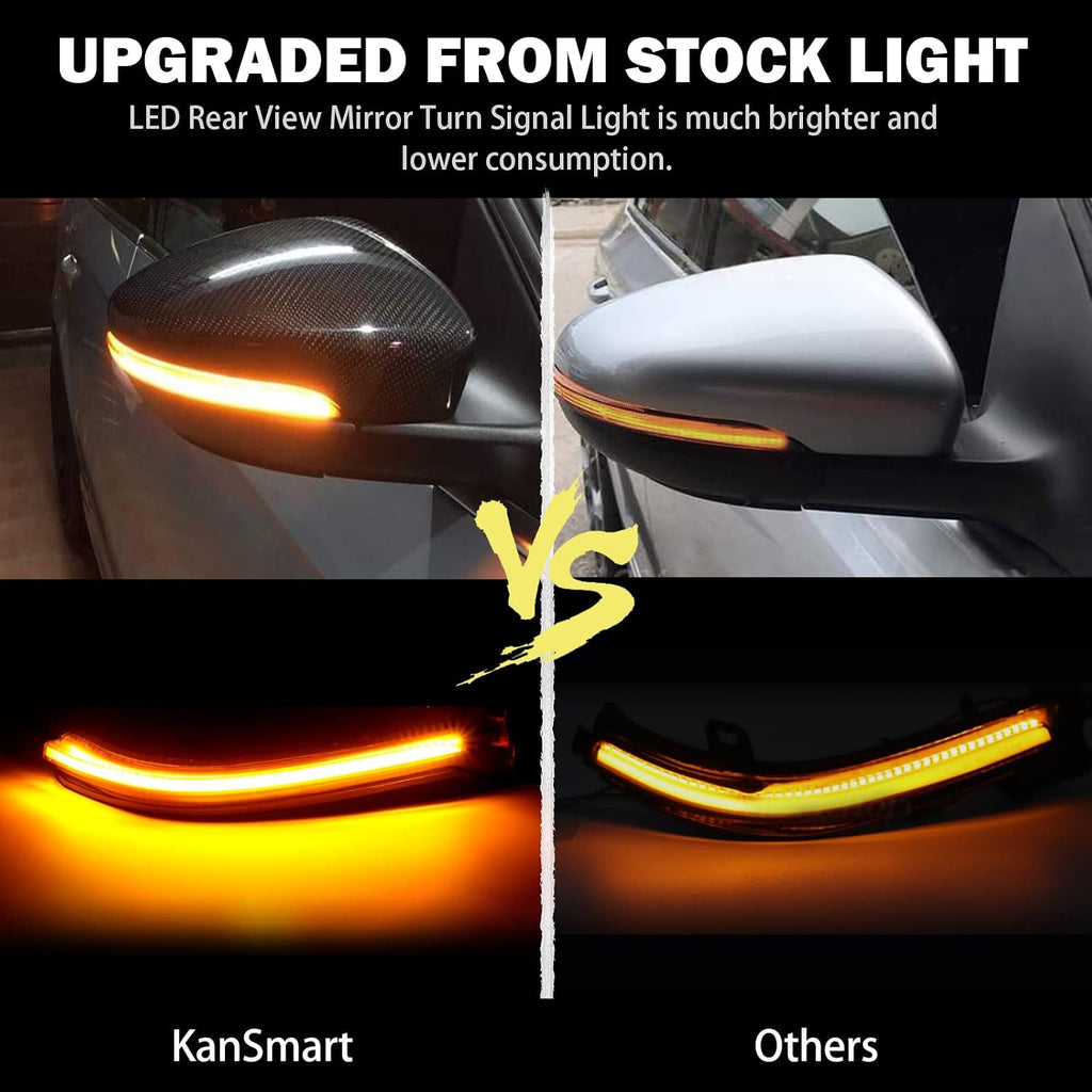 LED Dynamic Sequential Turn Signals Mirror Lights for BMW