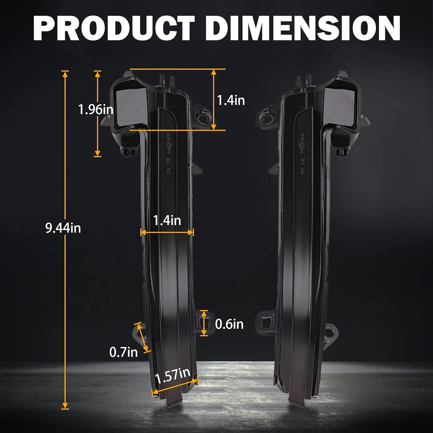 LED Dynamic Sequential Turn Signals Mirror Lights for BMW