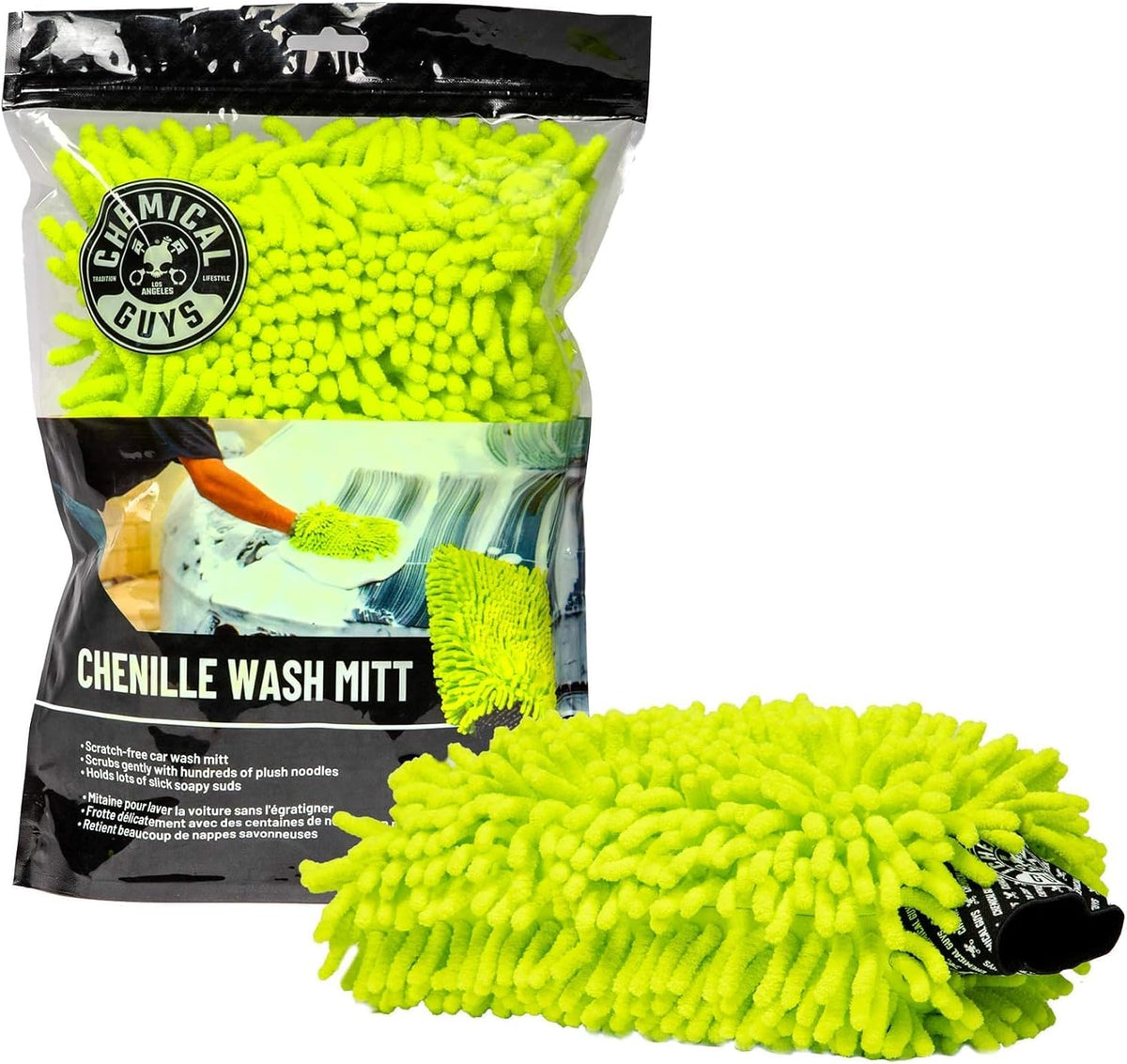 Chemical Guys, Chenille Microfiber Wash Mitt for Cars