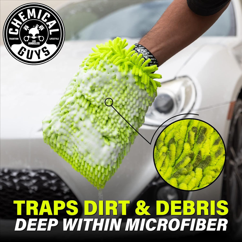 Chemical Guys, Chenille Microfiber Wash Mitt for Cars
