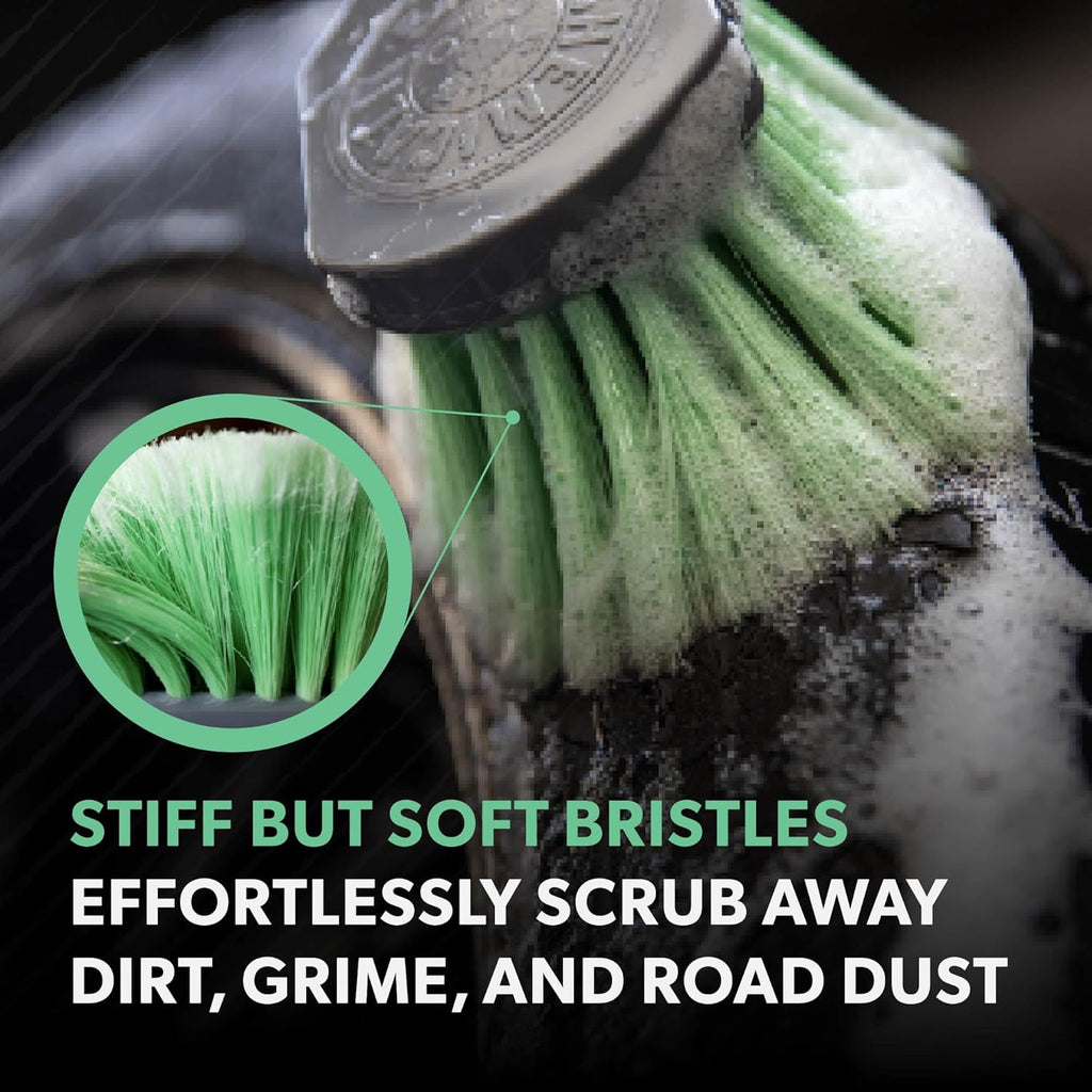 Chemical Guys, Wheelie Wheel & Exterior Brush for Rims & Tires