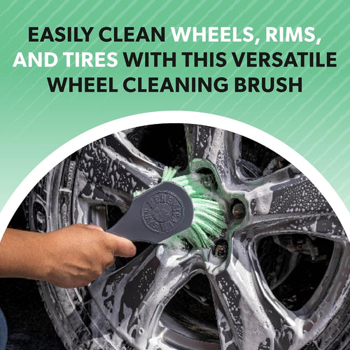 Chemical Guys, Wheelie Wheel & Exterior Brush for Rims & Tires