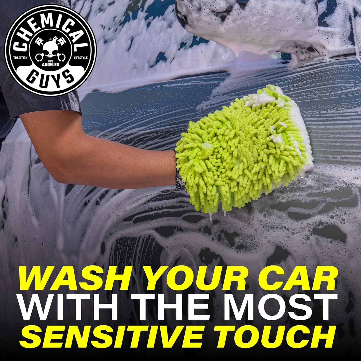 Chemical Guys, Chenille Microfiber Wash Mitt for Cars