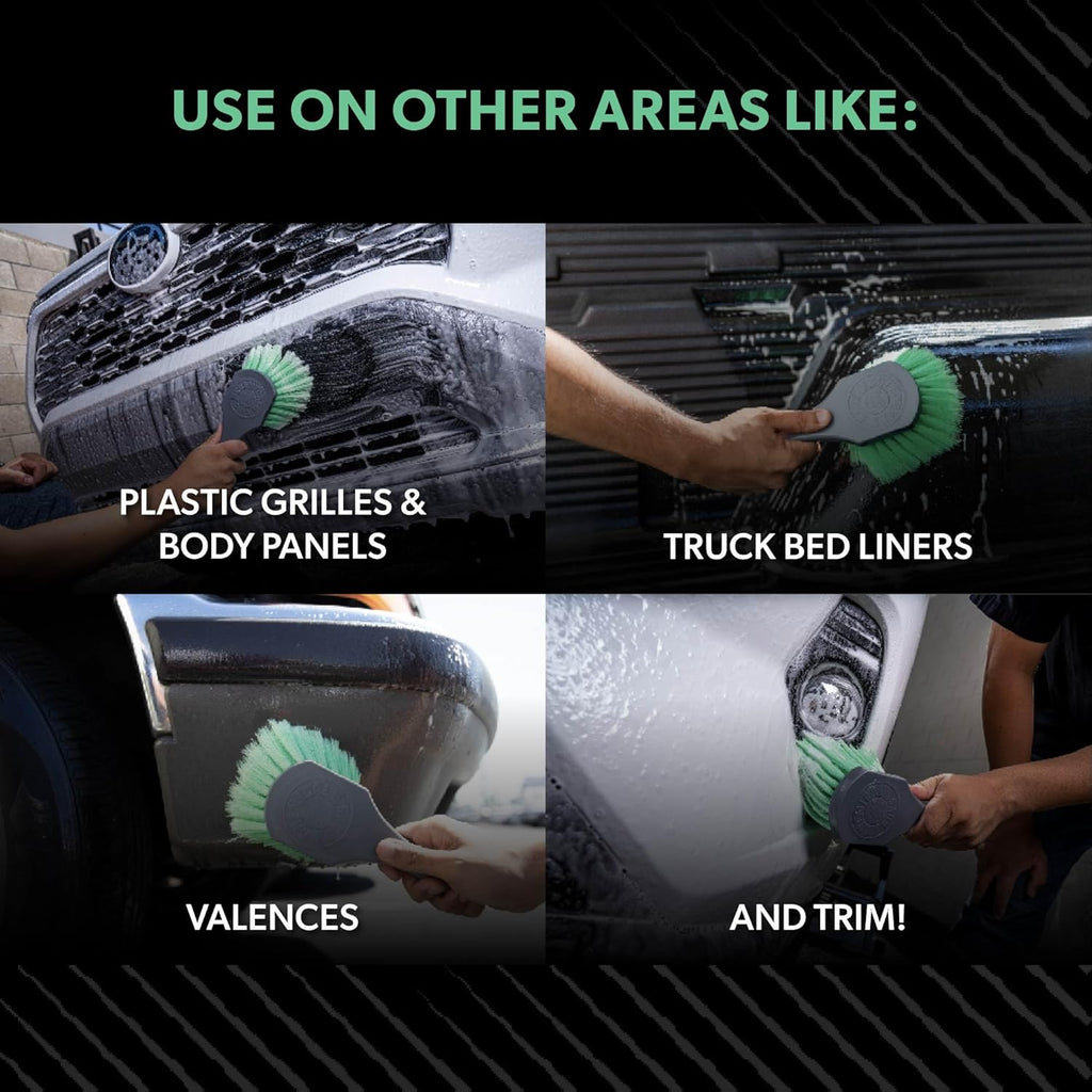 Chemical Guys, Wheelie Wheel & Exterior Brush for Rims & Tires