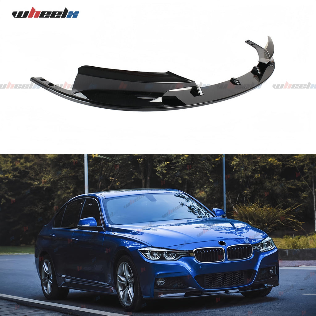 Front Bumper Lip Splitter Compatible with 2012-2018 F30 F31 Base 3 Series