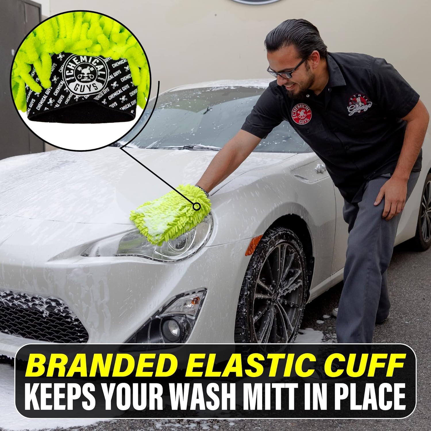 Chemical Guys, Chenille Microfiber Wash Mitt for Cars