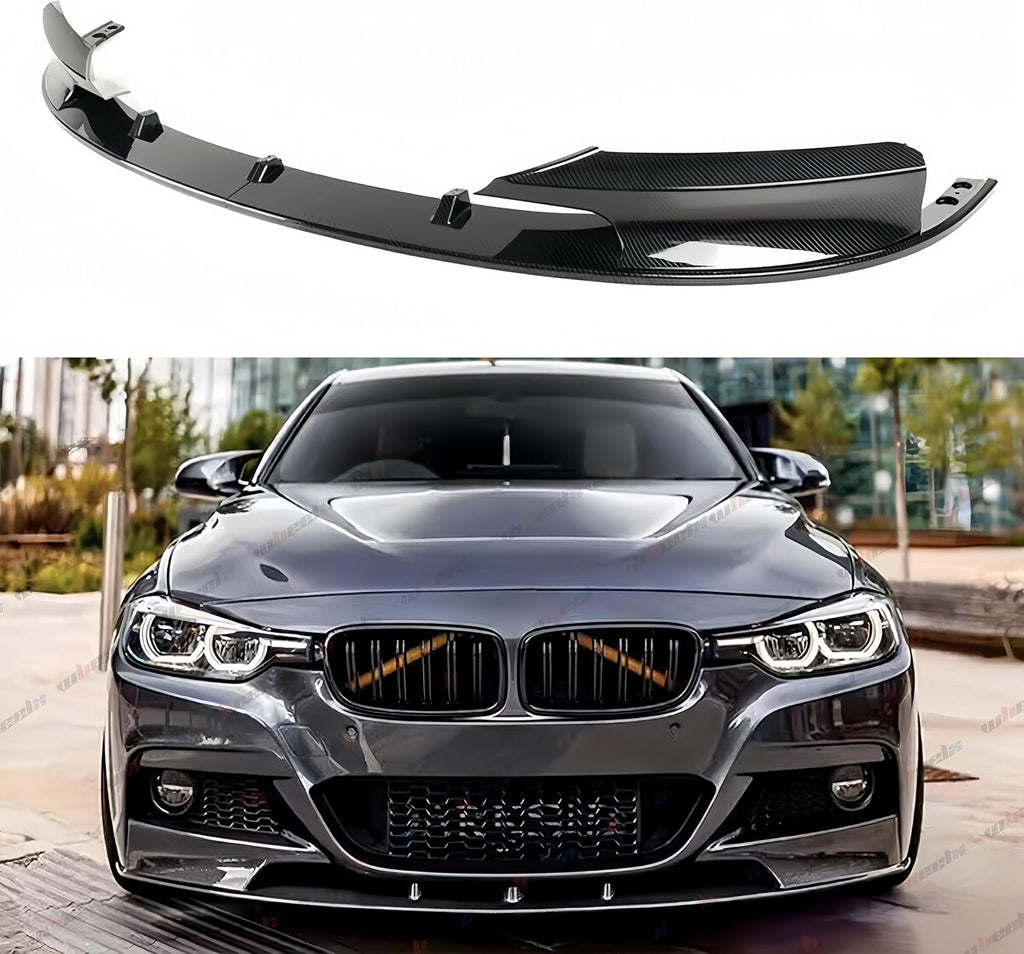 Front Bumper Lip Splitter Compatible with 2012-2018 F30 F31 Base 3 Series