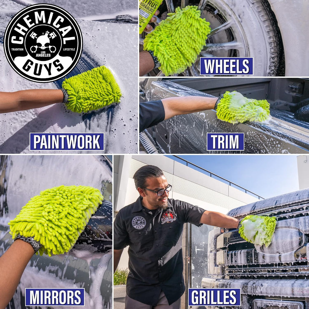 Chemical Guys, Chenille Microfiber Wash Mitt for Cars
